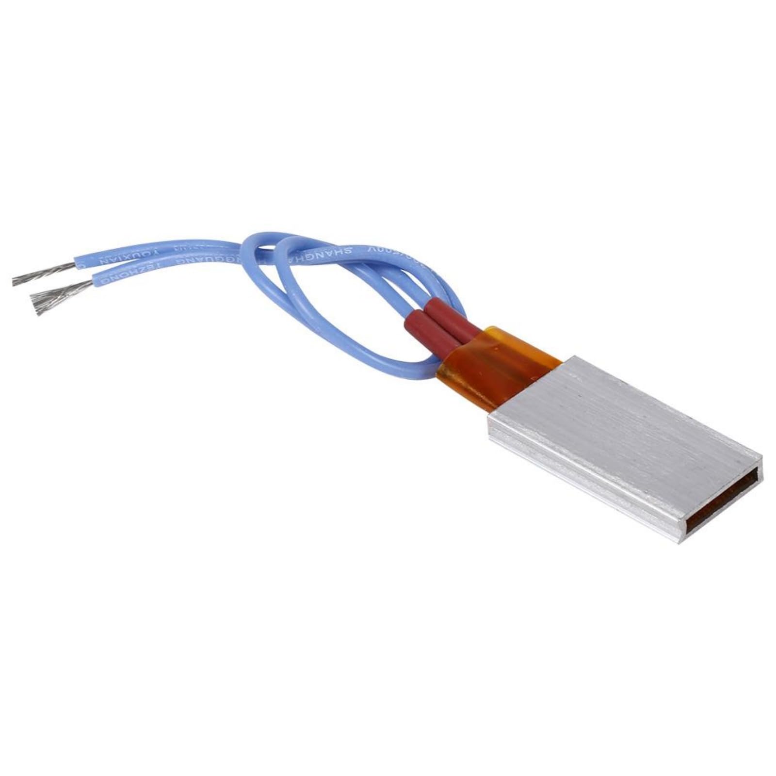 PTC Thermostat Heater Plate, Jadeshay PTC Heating Element AC/DC 12V Thermostatic Aluminum Shell Ceramic Heating Plate, 3W-10W 110℃ Air Heater Constant Temperature Heater Plate