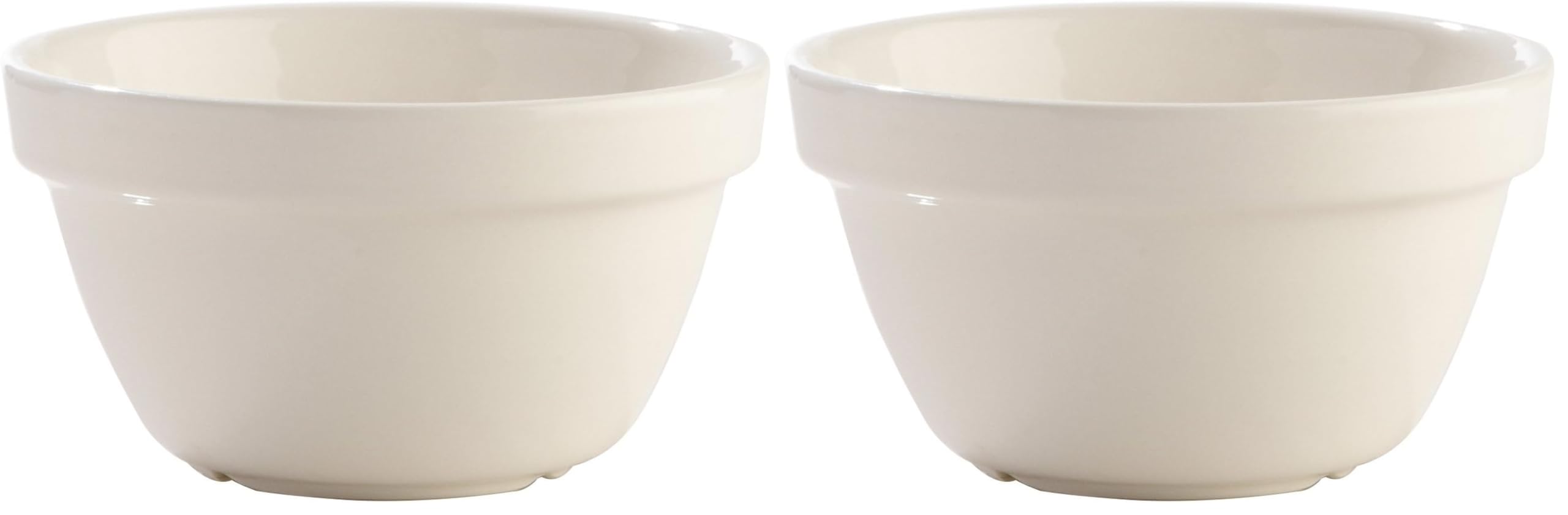 Mason Cash Original Earthenware All-Purpose Pudding Basin, 20 cm (Pack of 2)