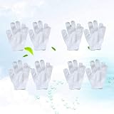 Healifty 8Pcs White Exfoliating Bathing Gloves Soft Nylon Wash Mitts view 7