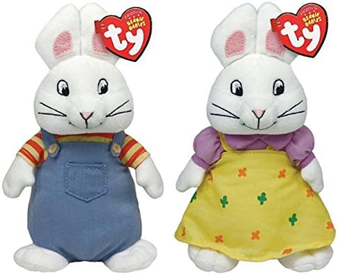Ty Beanie Baby Max & Ruby Set