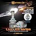 Stark 2.0 Luxx ES Series 80W 9000LM All-in-One 360° LED COB-Flip Chip Conversion Kit Cool White 6000K 6K Pair Bulbs Headlight or Fog Lights - 9006 HB4