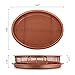 Gelinzon Copper Crisper Tray Oven Air Fryer Pan (Ellipse)