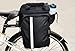 Bicycle Cycling Back Seat Bag Kapoo Waterproof Bicycle Bag Outdoor Multi-functional Oxford Bike Bag with Rainproof Cover,Durable,Convenient,Easy to Install[1 Year Warranty]