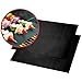 KLEMOO Nonstick BBQ Grill Mat 15.75 x 13 Inch (Set of 3) Barbecue Pad PFOA Free Cooking Mats Heavy Duty Grilling Accessories, Reusable Sheets for Gas, Charcoal, Electric Grills
