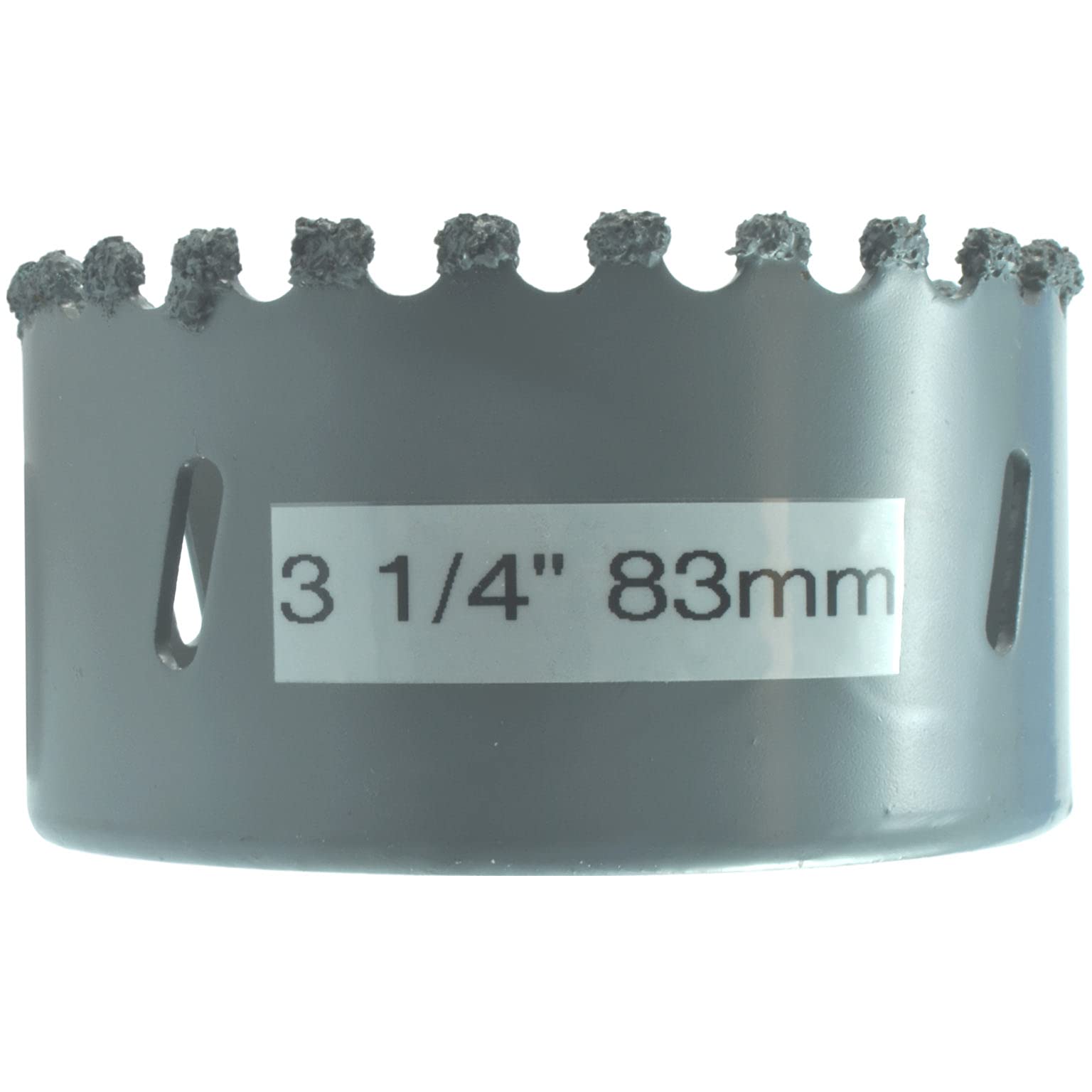 83mm Carbide Hole Saw Bit 3 1/4 in Concrete Hole Saw 83mm Hole Saw for Brick Masonry Fiberglass Cement Backer Board Plaster Ceramic Wall Tile Plasterboard For Recessed Lighting and Pipes — image 1