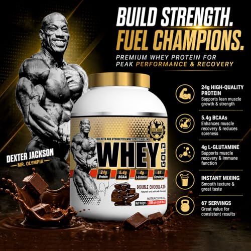 Dexter Jackson Gold Signature Series Whey Gold | Double Chocolate | 5 Lbs