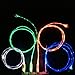 ShopAction flowingled128 Charging Cable - Glow in The Dark Light - Up Visible Micro USB for Samsung Galaxy S3/S4/S5/Note/HTC