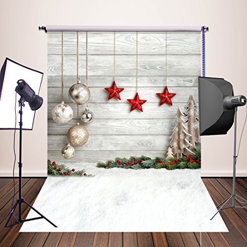 HUAYI 5x7ft Photography Backdrops Christmas Starts Background Newborn Photo Props YJ-345