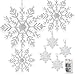 Snowflake Ornaments - Set of 74 Snowflakes - 2