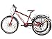 MOPHOTO Mountain Bike for Adults, 3 Wheeled 7-Speed 24 inch Mount Bikes Tricycle Featuring Shimano Drivetrain/Disc Brakes/Dual-Suspension/Adjustable Handlebarthumb 3