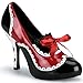 Black/Red/White Patent