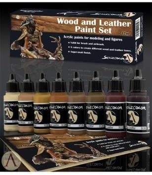 SCALE75Wood and Leather Paint Set