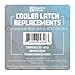 Essential Values Compatible with Yeti Cooler Latches x 2 - Compatible with Yeti Latches Replacement - Cooler Lock Works with RTIC Models Too - Rubber Latch Upgrade