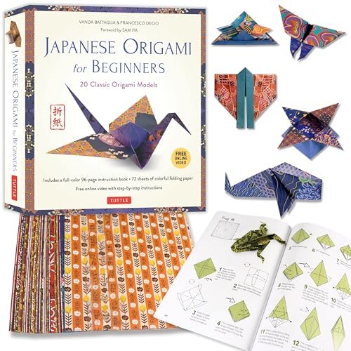 Amazon.com: Japanese Origami Kit for Kids: 92 Colorful Folding