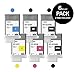 PFI-107 Set Genuine Canon PFI-107 6 Pack 5 Colors Ink Tanks 2 PFI-107MBK,1 PFI-107BK PFI-107C PFI-107Y PFI-107M by Canon in Retail Packaging