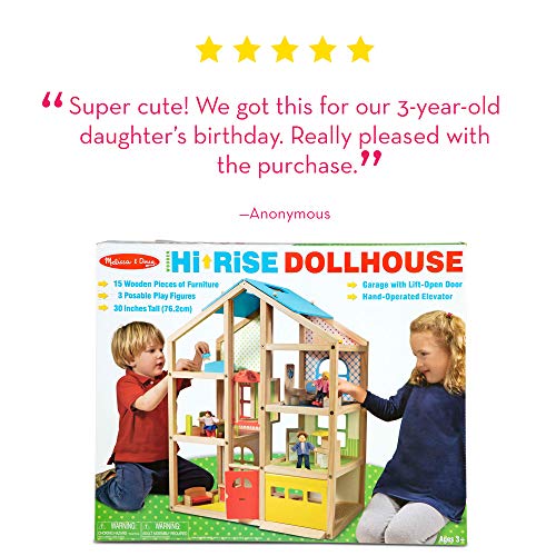 4 Melissa+Doug+Hi+Rise+Dollhouse+Furniture