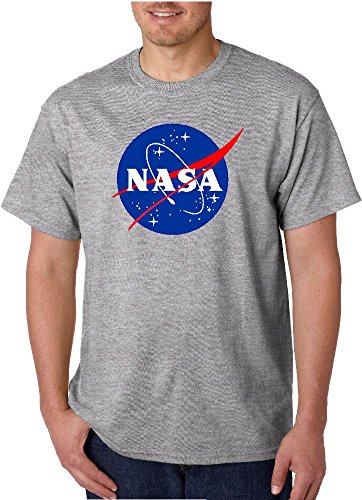 NASA Logo T-shirts Gray Medium