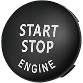 laffoonparts Engine Start Stop Button Switch Cover Replacement for X5 E70 X6 E71 E60 E87 E83 E89, 3 Series E90/E91/E92/E93 325 328 330 335