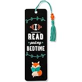 I Read Past My Bedtime Beaded Bookmark