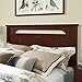 Dorel Living Queen or Full-Sized Headboard in Solid Wood in Cherry Finish