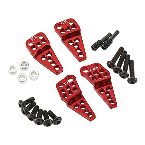 Hot Racing Adjustable Offset Multi Shock Mount: SCX10 II