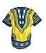 Vipada Handmade Traditional Dashiki Shirt for Men and Women (Large, Yellow)