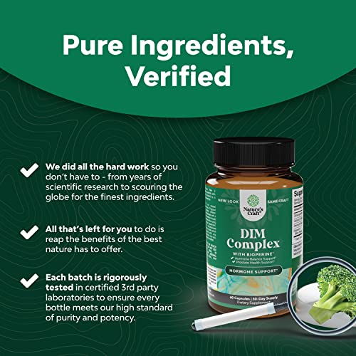 Extra Strength Diindolylmethane DIM Supplement 300mg DIM Complex Men