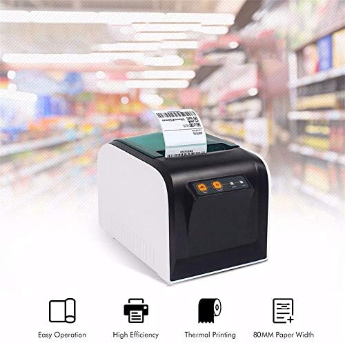 CRZJ USB Thermal Receipt Printer Thermal Label Printer 80mm Sticker Printing Machine with USB Serial Port