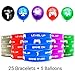 AJ Party Supplies Bracelets And Balloons Gaming Party Themed Favors For Kids Boys And Girls 30 Pack