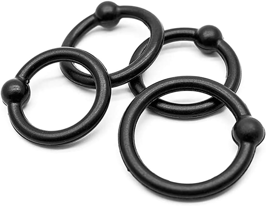 4Pcs Silicone Rings for Men Exercise Resistance Bands Super