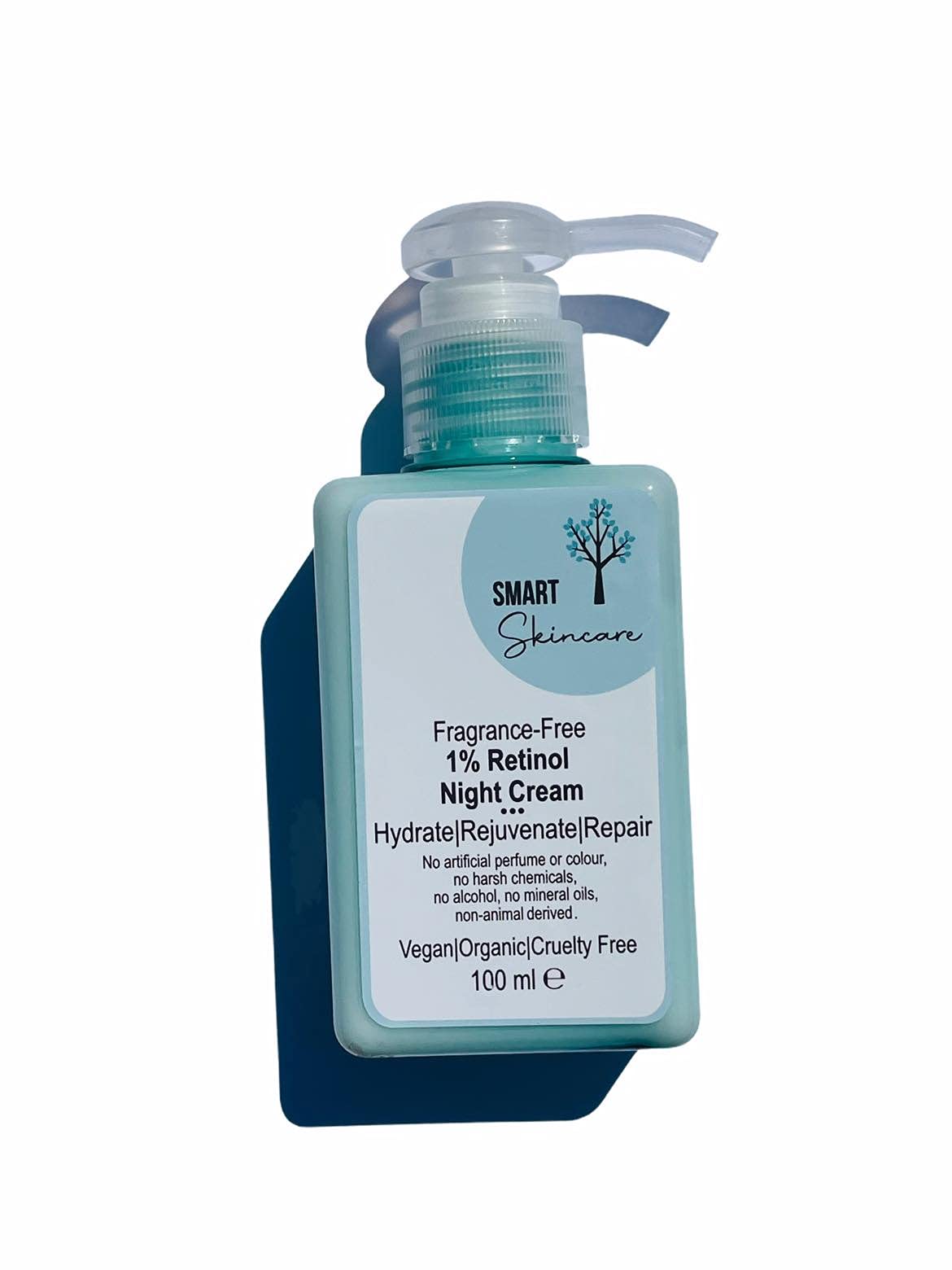 Retinol Cream|1% Bakuchiol| Vegan| Vitamin A & E| Apricot Kernel| Aloe Vera| Fragrance Free 100ml