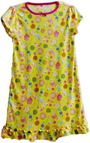 Nexapparel Girls PJ Dress, 9-10, Yellow