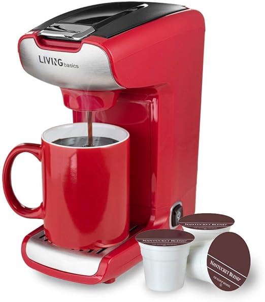 LIVINGbasics™ Single Serve Coffee Maker Machine, KCup Pod Coffee