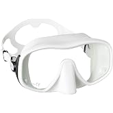 Mares Jupiter Mask for Scuba Diving and Snorkeling - Lightweight Frameless Single Lens Silicone Mask with Wide Field of Vision