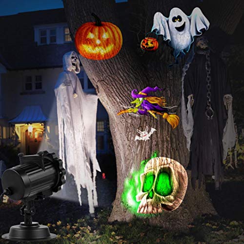 Nightlight,YJYDADA LED Projector Light 16 Pattern Landscape Lamp Projection for Halloween
