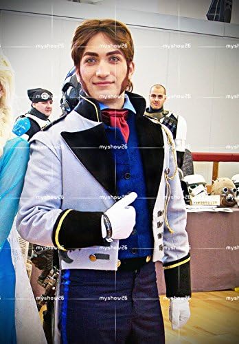 Amazon 海外工場直送 男性m サイズ変更可 ディズニー アナと雪の女王 ハンス王子 Prince Hans ハロウィン コスプレ 衣装 ウィッグ 仮装 コスチューム コスプレ 仮装 通販