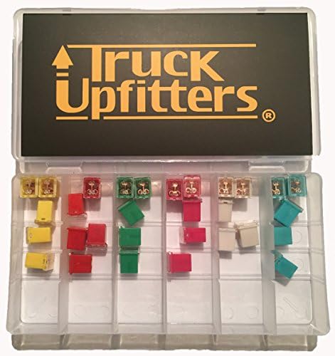 Truck Upfitters LOW PROFILE JCASE Box Shaped Fuse Kit for Ford, Chevy, GMC, Nissan, and Toyota Pickup Trucks and SUVs