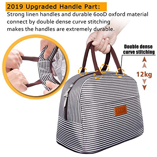 BALORAY Lunch Bag Cooler Bag Large Durable Insulated Water-resistant Lunch Bags for Women and Men Fa - //coolthings.us