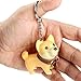 YGMONER Dog Keychains Bag Pendent, 4 Type Choosable (Shiba Inu)