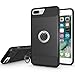 iPhone 7 Plus/8 Plus Case, iPhone 6s Plus/6 Plus case, Amuoc Heavy Duty Shockproof Anti-Scratch Case with 360 Degree Rotating Ring Grip kickstand for iPhone 7 Plus/8 Plus/6s Plus/6 Plus