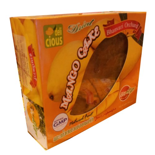 Dried Fruit Mango Cake Bhanvari Orchard Brand Thailand 180 G 1 Pack