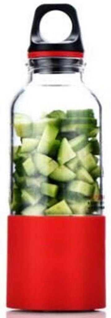 ALY Portable Blender, Handheld Fruit Mixer Machine 500ml USB Rchargeable Juicer Cup, with 4 Stainless-Steel Blades, Home/Office/Sports/Outdoors