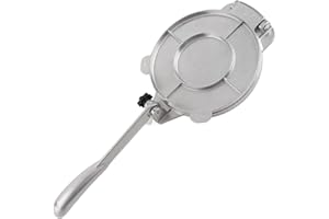 Cast Iron Tortilla Press, Roti Maker Quesadilla Flour Tool Make Indian Style Tortillas Homemade Mexican Set Scraper Rolling P