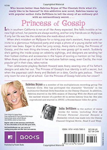 Amazon Com Princess Of Gossip 9781416570653 Bryan Sabrina Books
