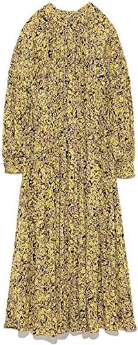 Amazon Co Jp スナイデル フラワープリントロングワンピース Swfo レディース Yel 日本 F Free サイズ 服 ファッション小物