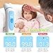 【2019 Updated】TEIBAKY Thermometer for Fever Forehead and Ear Thermometer Baby, Kid and Adult LED Display Accurate Reading with Fever Indicators Medical Thermometer Professional Certification
