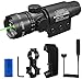 roadwi Tactical Green Laser Sight Dot 532nm Rifle Scope Adjustable with Mounts, Hunting Rifle Laser Sight- Include Barrel Mount Cable Switch&Battery Charger
