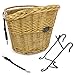 Large Willow Bicycle Basket for Dogs – Hand Crafted By Beach and Dog Co – Handlebar Bracket and Leashes Included (Assateague Large)thumb 2