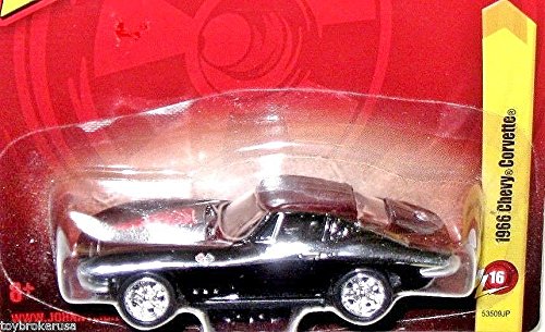 Johnny Lightning R16 1966 Chevy Corvette Black