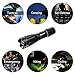 Water Resistant Tactical LED Flashlight - Sipik 700 Lumen Zoomable Outdoor Camping Torch XML T6 Handheld Light Adjustable Focus for Hunting Hiking Travelling Sports